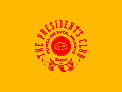 The President's Club badge badge design branding design graphic design illustration lettering logo logo design presidents club surf surf logo typography vector