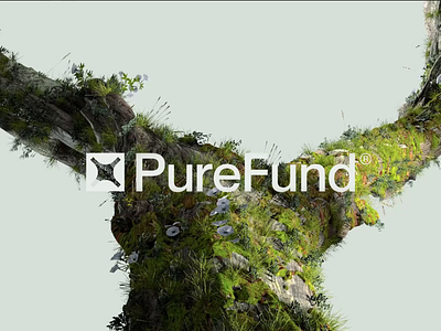 PureFund Ventures - CGI Logo Animation 3d logo branding cgi logo cgi logo animation cinematic video clean tech green tech immersive video investment logo logo animation logo for ventures minimalistic sustainability uniko uniko studio venture venture capital visual identity