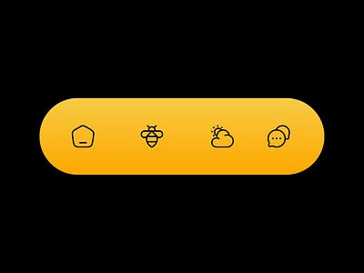 Bee Care: Microinteractions animation app bee branding consulting design gif graphic design logo microinteraction motion graphics ui ux vector