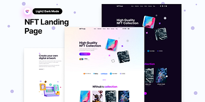 NFT landing page design design web expert webflow framer graphic design landing page landing page no code portfolio uiux website