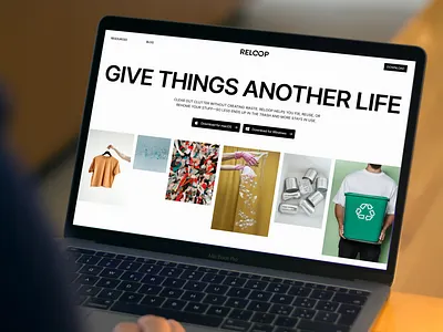 UI/UX Web Design for Reloop responsive ui ux uxui uxuidesign web webdesign website