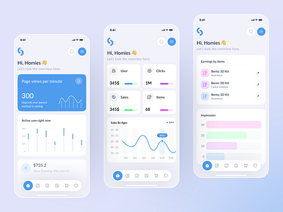 Real-Time Analytics Mobile App analytics app concept clean clean design dashboard data visualization finance app homieslab light ui minimal minimal ui mobile app mobile dashboard product design professional real time analytics saas saas design ui design ux design