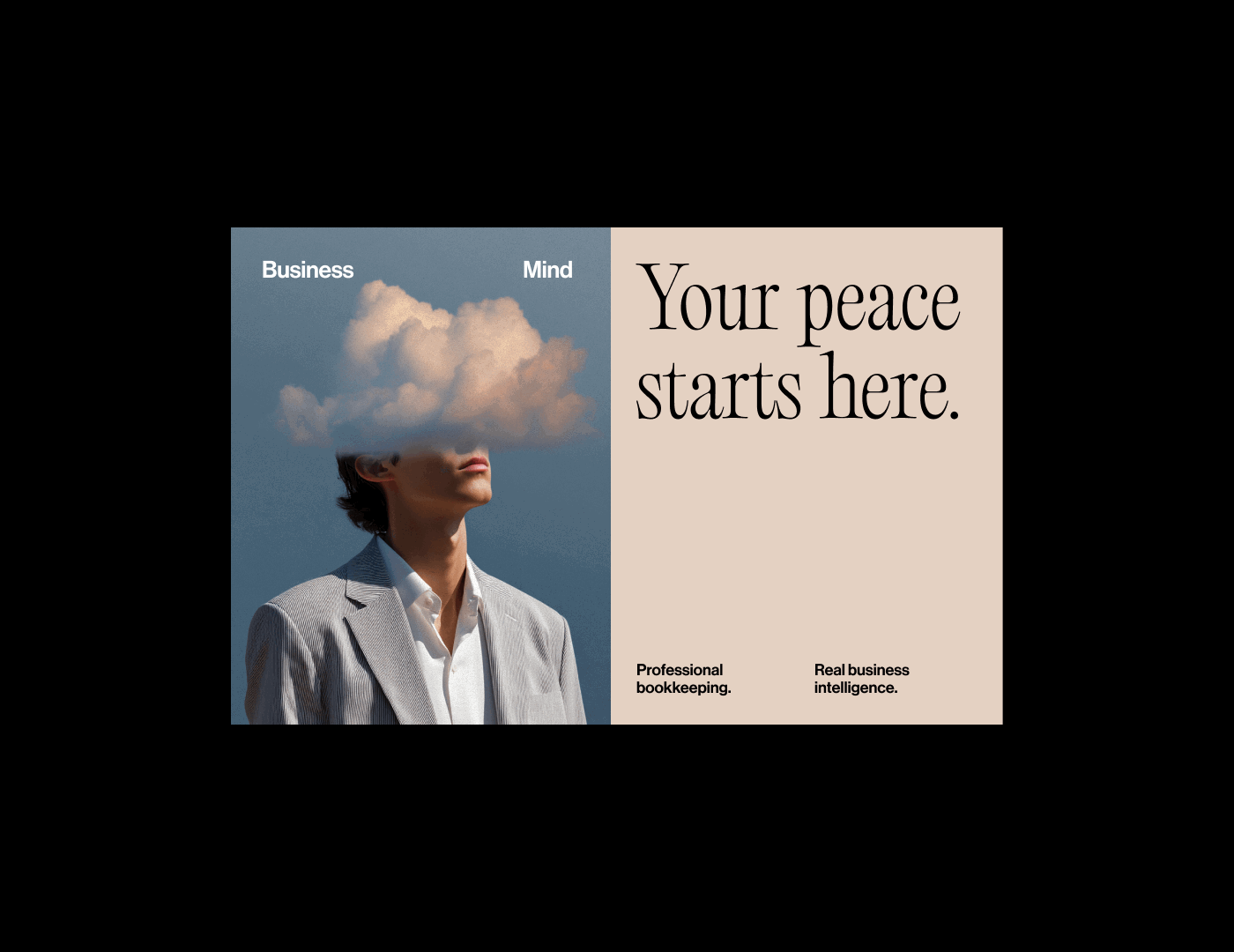 Business Mind Concept 1 branding graphic design layout typography