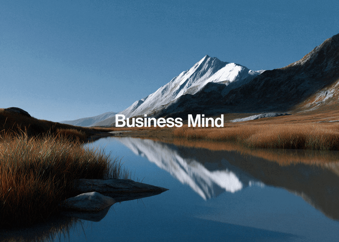 Business Mind concept 2 branding design layout logo typography