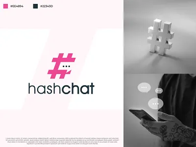 Conceptual Logo Design for Messaging App | Carla - Denmark 3d app icon design bold typography logo branding chat app logo communication logo conceptual logo creative branding digital identity graphic design hashtag logo logo logo design messaging app branding minimalist logo modern logo social media logo startup branding ui unique logo concept