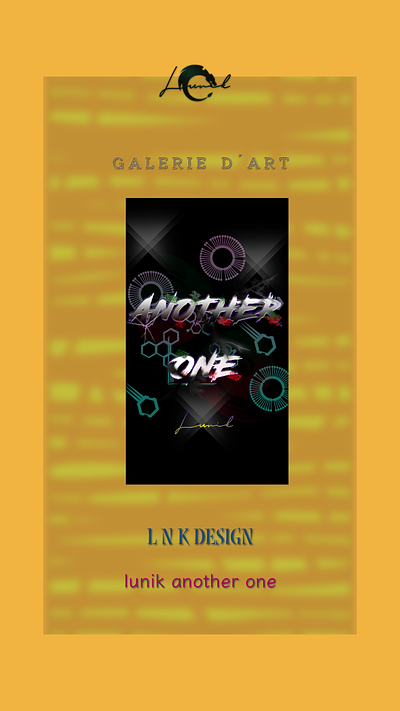 Lunik - Another One art background explore galerie graphic design inspiration typographie