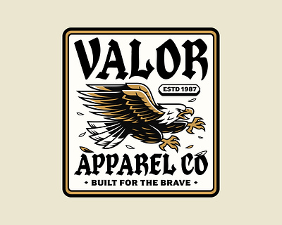 Eagle Apparel Design | Mascot Logo apparel apparel design atheletics bald eagle biker branding brave dasedesigns eagle eagles gold illustration mascot mascot design mascot logo mechanic sport sports sports logo vintage