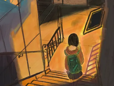 Station at Dusk narrative art