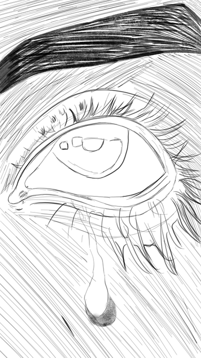 Silent Tears minimal artwork