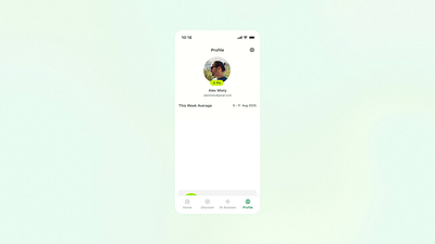 Fitex profile 👟 app chart design fitness mobile mobile profile profile ui ux website workout