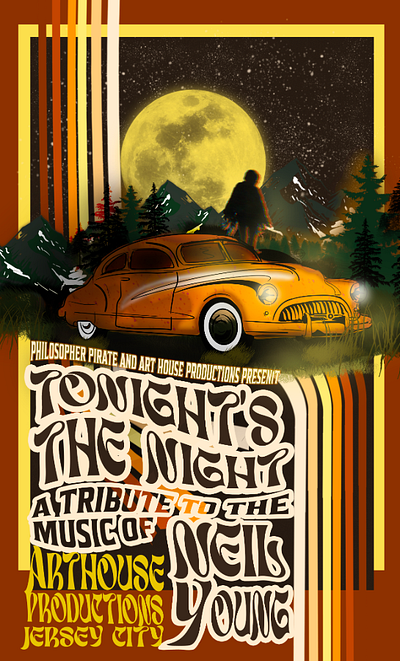 Illustration for Music Event event graphic design illustration music poster retro vintage