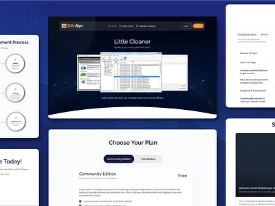 Little Apps website app cleaners landing pages lilltle apps modern ui modern website pricing ui website product page saas saas landing page saas website software provider website startup web design website design
