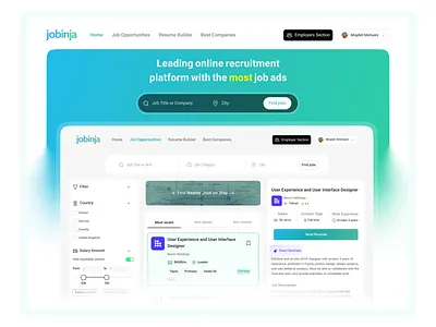 Minimal AI-Summarized Job Map Interface hiring platform homepage interactive map job board job finder job search jobdetail landing minimal neighborhood search recruitment trend ui web app work
