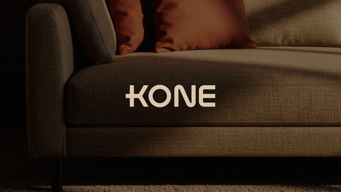 KONE brand identity branding logo design logos logotype visual identity