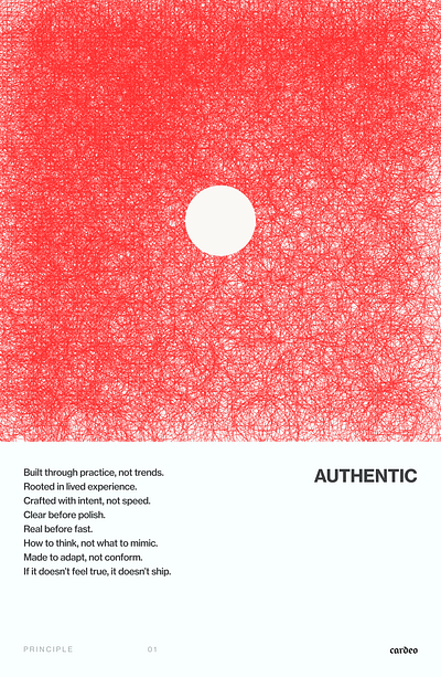 Authentic Principle 01 branding cardeo design identity illustration minimal swarm
