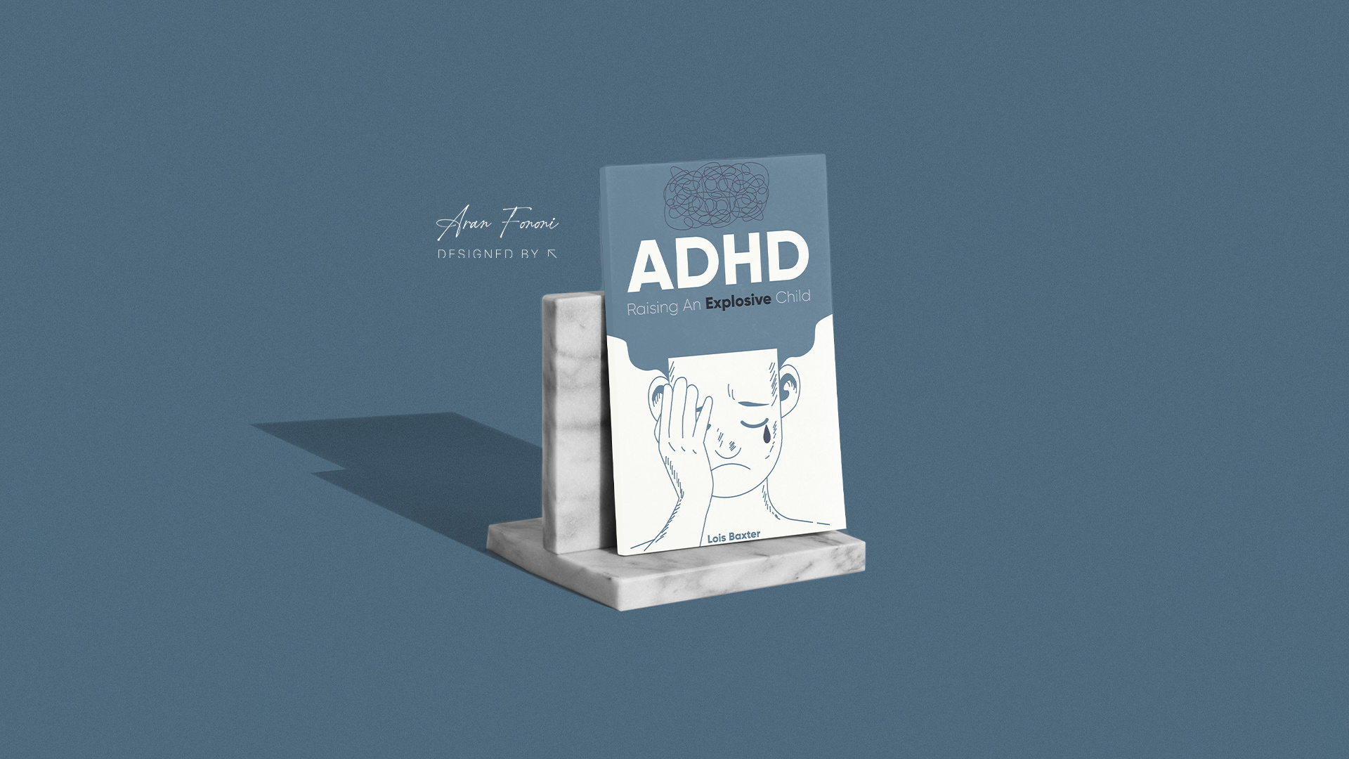 ADHD Book Cover Design 📚 adhd adhd book adhd book cover design adhd book cover designer adhd design book book cover book cover design book cover designer branding design graphic design illustration label minimal minimal adhd book cover modern packaging professional book cover