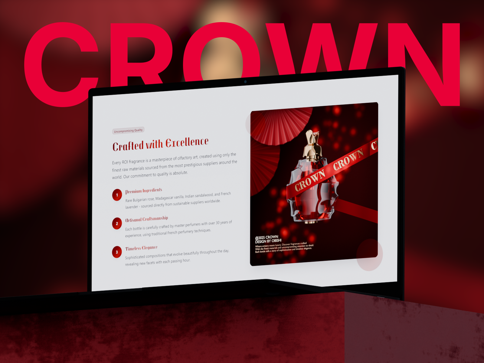 Example of Landing Page /Motion Graphics Animation.