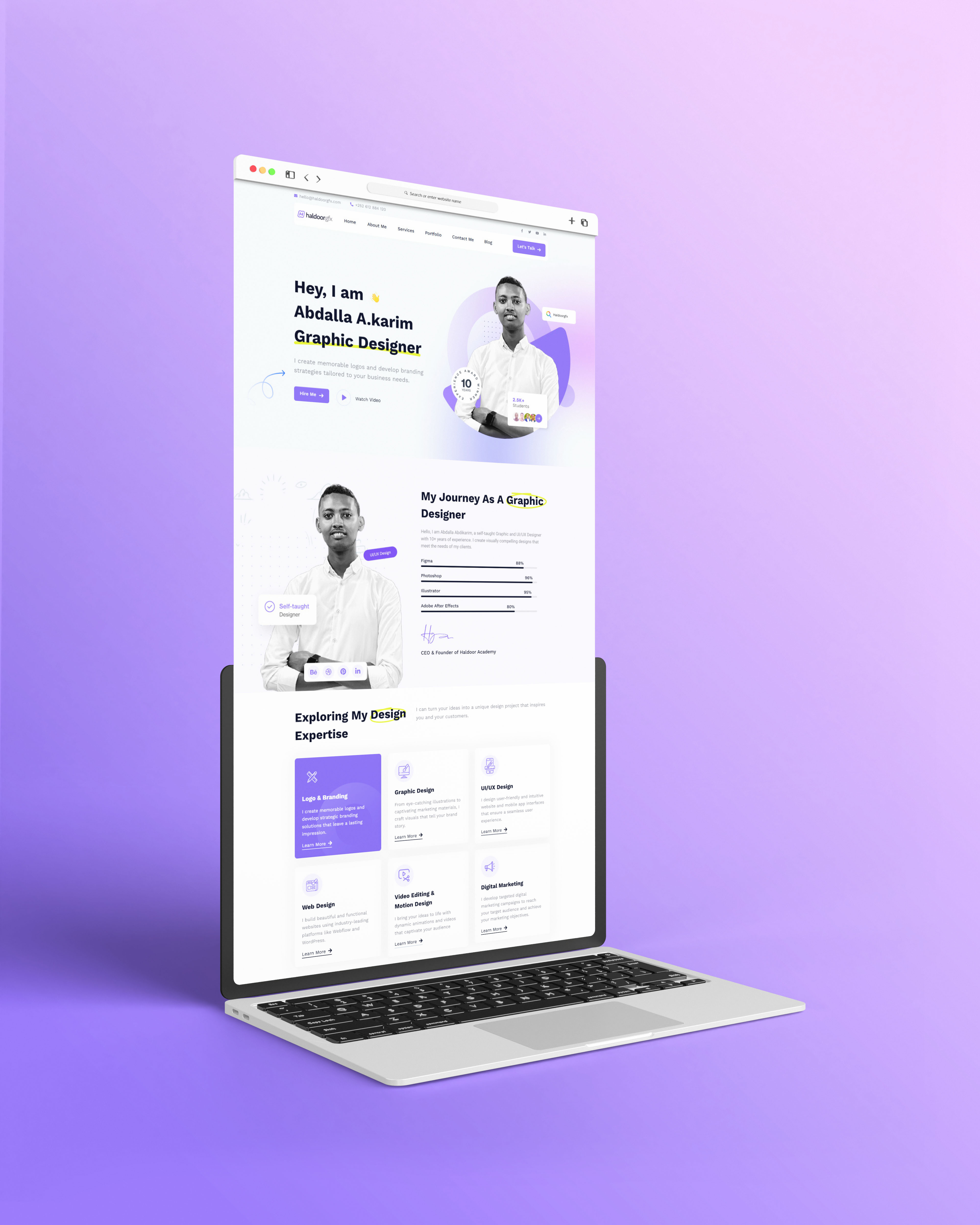 Example of UI/UX Design