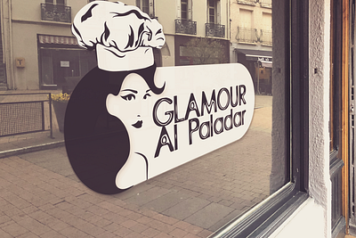 GLAMOUR AL PALADAR LOGO DESIGN branding logo