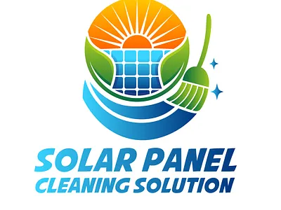 Solar Panel Cleaning Solution Logo logo