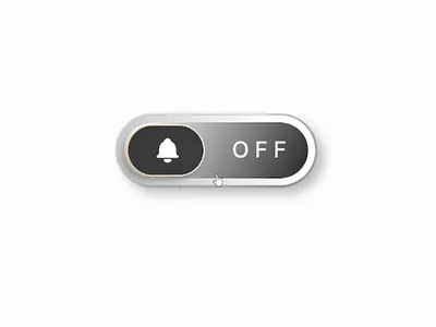 #Daily UI 015 | On/Off Switch button button design graphic design interactive interface ui design user experience
