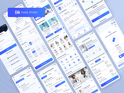 Doctor Appointment Book & Medication Reminder app Case Study. app design branding case study dashboard design doctor appointment app design doctor appointment case study doctor finding app case study doctor finding app design explore for you landing page design medication reminder app my clinic case study product design prototyping uiux case study uiux design web design wireframe