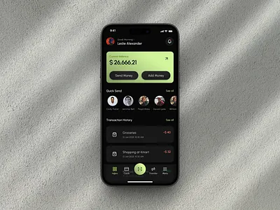 Fintech App - UI Design fintechapp product design saas ui ux design