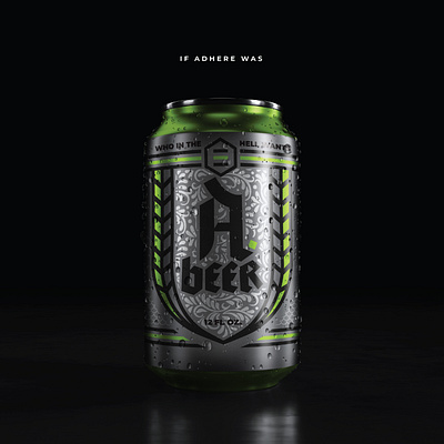 Adhere Beer Concept Design beer branding design graphic design logo