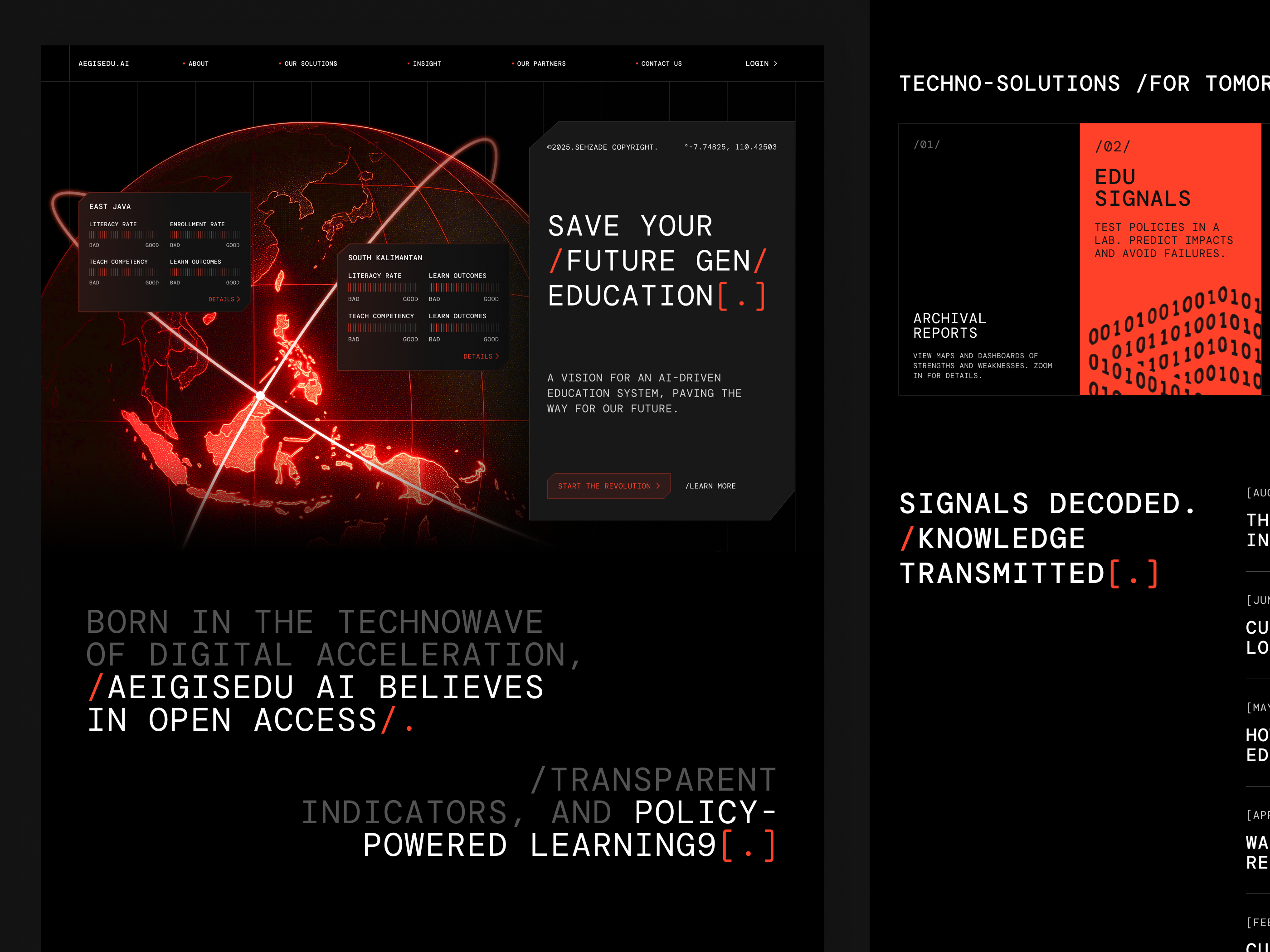 Example of Landing Page UI/UX Design
