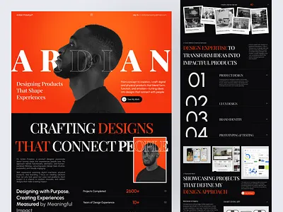 Personal Portfolio Website business creative creative portfolio design freelancer graphic design portfolio personal portfolio profile template ui ui kit ux