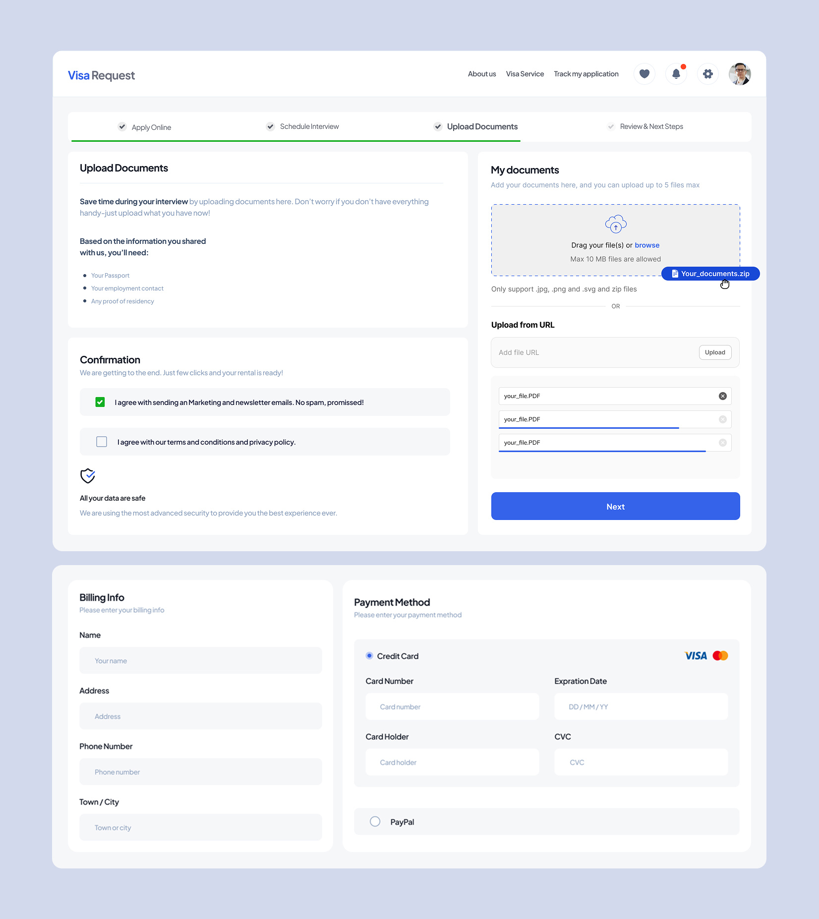 UI Design: Web forms branding