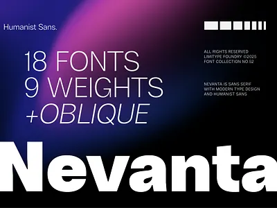 Nevanta - Sans Serif Font timeless font