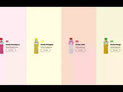 Juicy Bounce animation bottle bounce branding drink graphic design motion graphics product prototype ui video