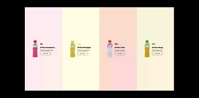 Juicy Bounce animation bottle bounce branding drink graphic design motion graphics product prototype ui video