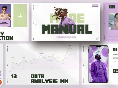 Mode Manual-Pitch deck busieness deck fashion graphic design pitch deck
