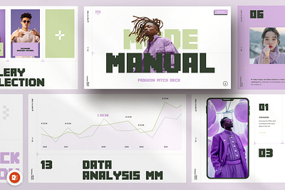 Mode Manual-Pitch deck busieness deck fashion graphic design pitch deck