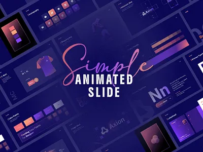 AXION -Brand Guideline Presentation animation axion brand guideline branding color dark logo presentation typography