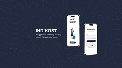 IND'KOST app graphic design illustration ui ux vector