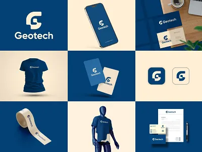 GeoTech Logo and Branding Design brand guidelines brand identity branding branding design g logo icon identity illustration logo logo designer logo mark logo type logodesign logos tech company tech logo technology visual identity