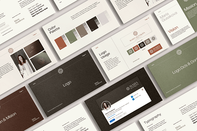 Brand Guideline Design For A Marketing Executive brandguideline branding branding concept design graphic design logo logotype minimalist logo monogram typography typography logo