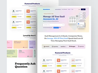 Sass management landing page landing page landingpage management landing page sass sass management sass management landing page sassmanagement webdesign