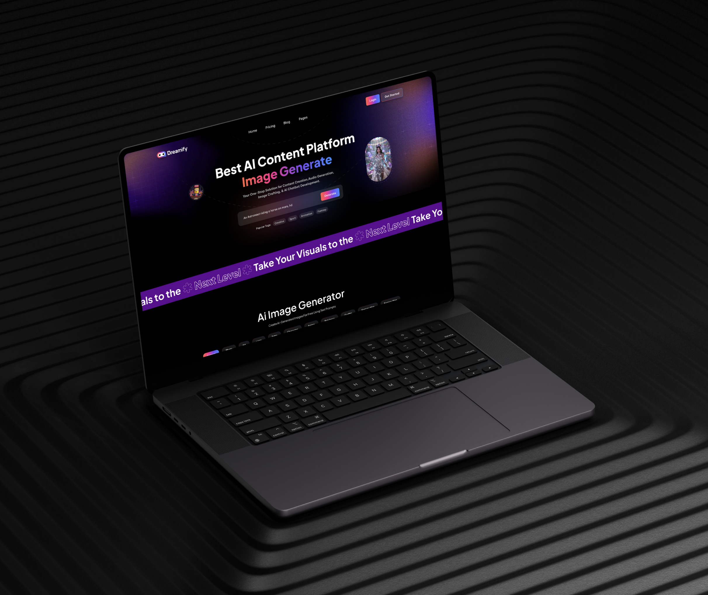 Example of Modern Frontend Website Development