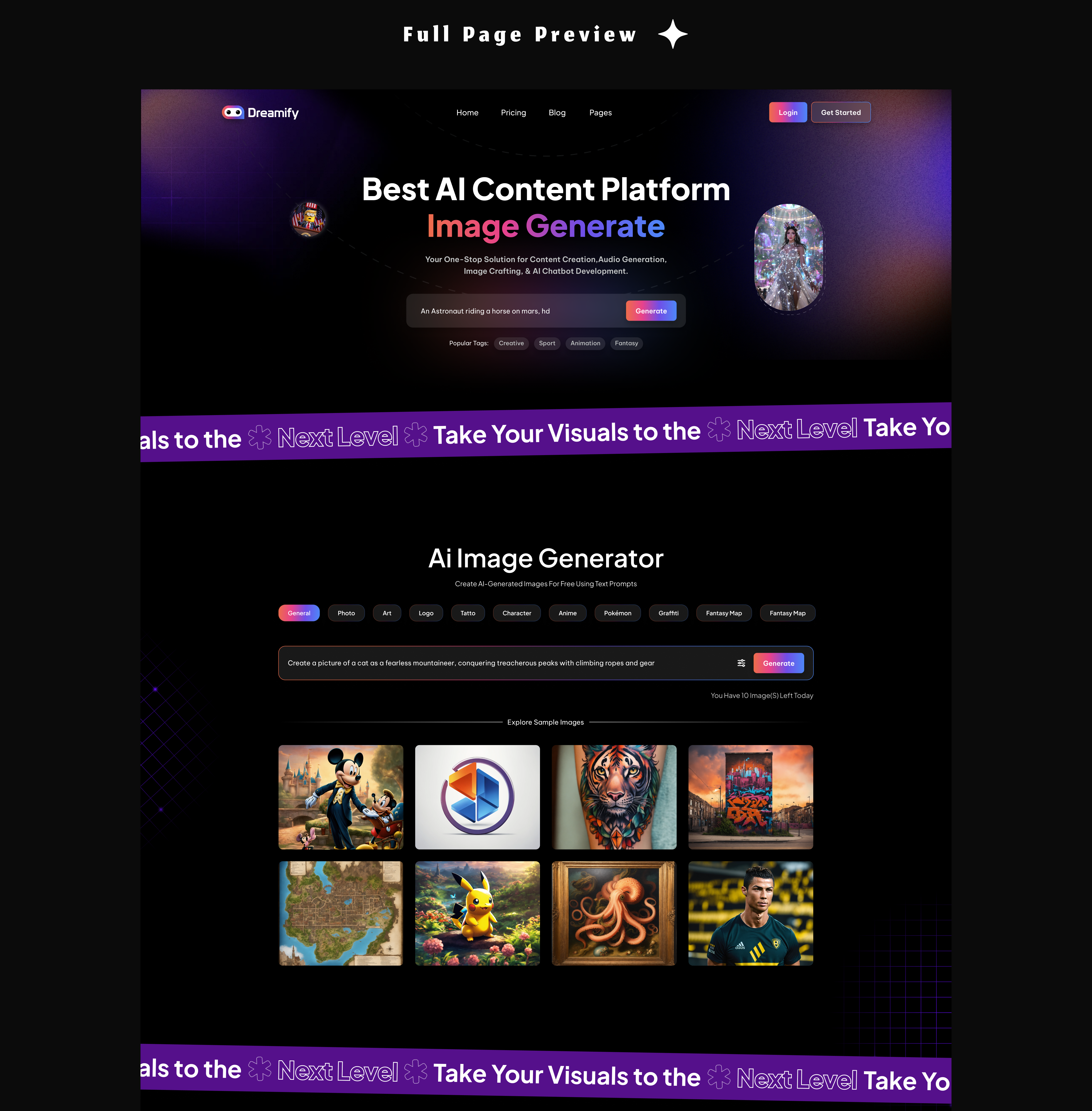 Example of High Converting Landing Page Design