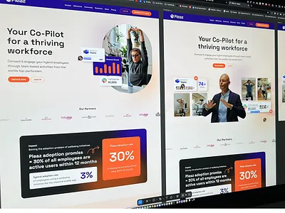 Pleaz Workforce Healthcare Website Design Development Hubspot ab testing custom art work freelance freelance web designer freelance website graphic design header hero hire designer hubspot hubspot designer hubspot developer hubspot project landing page lead generation ui ux ui ux design web website website designer