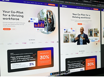 Pleaz Workforce Healthcare Website Design Development Hubspot ab testing custom art work freelance freelance web designer freelance website graphic design header hero hire designer hubspot hubspot designer hubspot developer hubspot project landing page lead generation ui ux ui ux design web website website designer