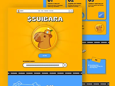 Meme Coin Website meme meme character design meme coin landing page meme coin template meme coin website meme token web design