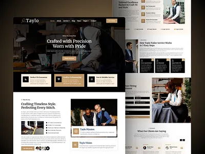 Taylo – Professional Tailor & Clothing Alteration agency alteration bespoke branding clothing design dress dressmaking elementor fabric garments landing page landingpage sewing tailor tailoring webdesign wordpress