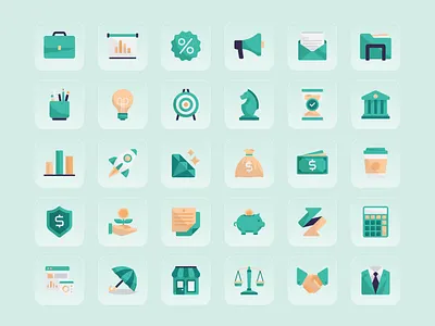 Orion - Business & Office Icons banking business graphic design icon design icon pack icon set iconography icons interface office ui