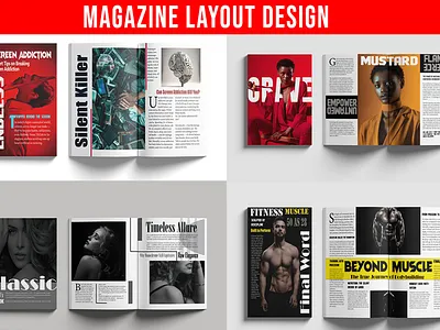 Magazine Layout and Brochure Design booklet design branding design brochure design catalog design editorial design graphic design lookbook design magazine design magazine layout print design