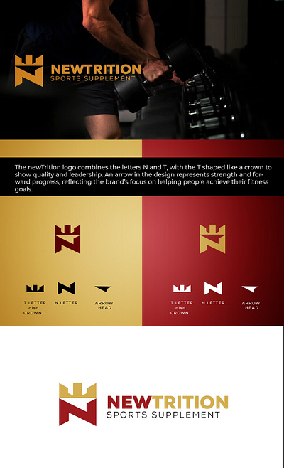 sport supplement logo branding logo logo design minimalist minimalist logo modern logo sport suppliment logo